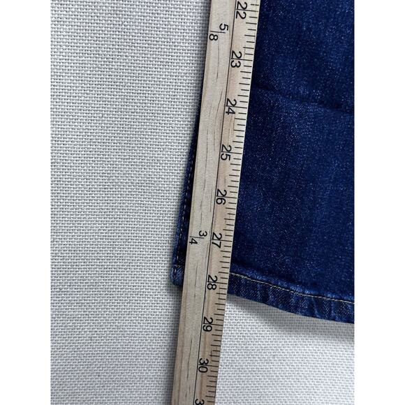 Wrangler Sz 14P Women's Jeans Stretch Denim Modest Straight Leg Dark Wash - Picture 7 of 10